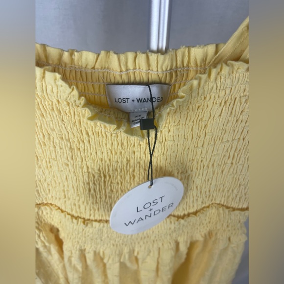 Lost + Wander Yellow Maxi Dress Size XS (0-2) NWT - Picture 6 of 13